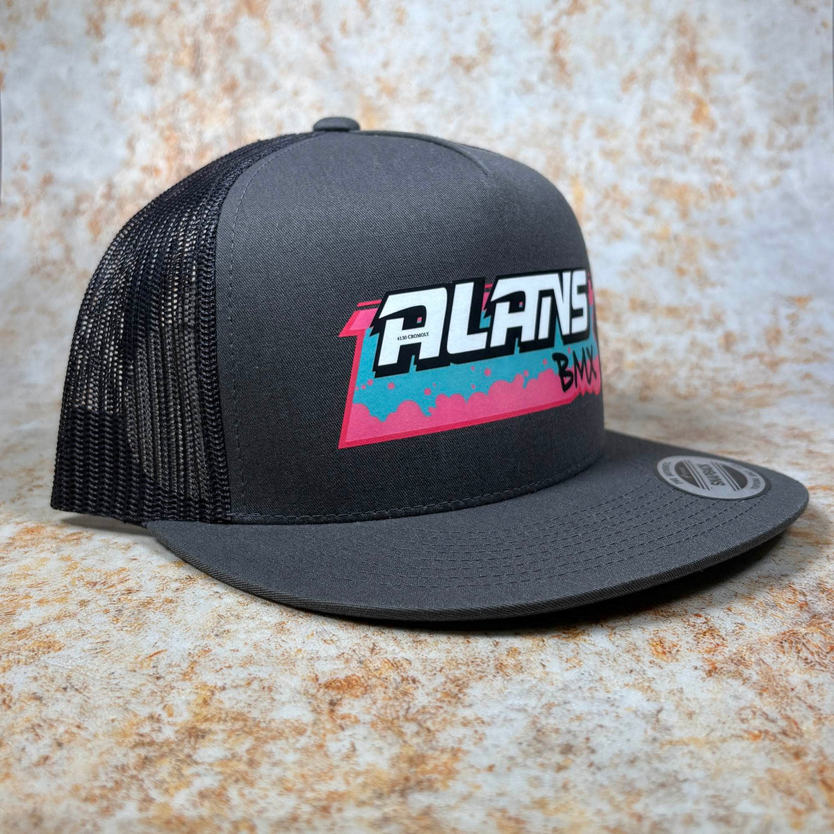 Alans BMX Clothing & Shoes Charcoal Alans BMX '88 Compe Snapback Cap Charcoal