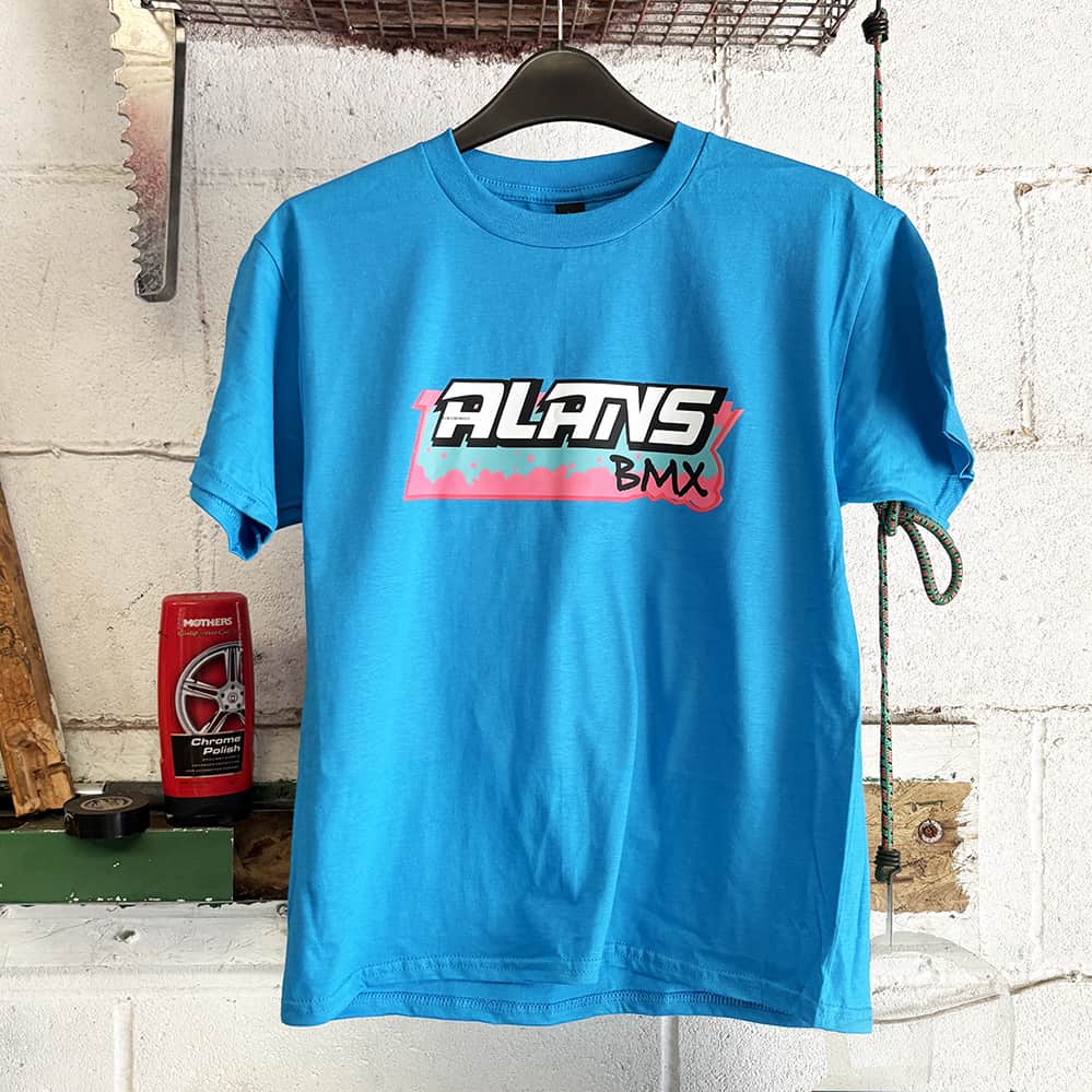 Alans BMX Clothing & Shoes Alans BMX '88 Compe Youth T-shirt Sapphire Blue