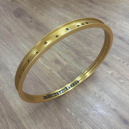 Alienation BMX Parts Gold Alienation TCS Felon Rim Gold