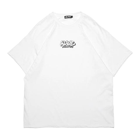 Alive Industry Clothing & Shoes White / Medium Alive Industry Throw Up T-Shirt
