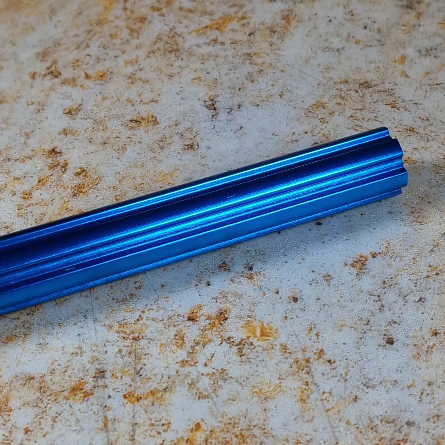 Alans BMX Old School BMX Blue / 22.2mm Alloy Fluted Old School Seatpost