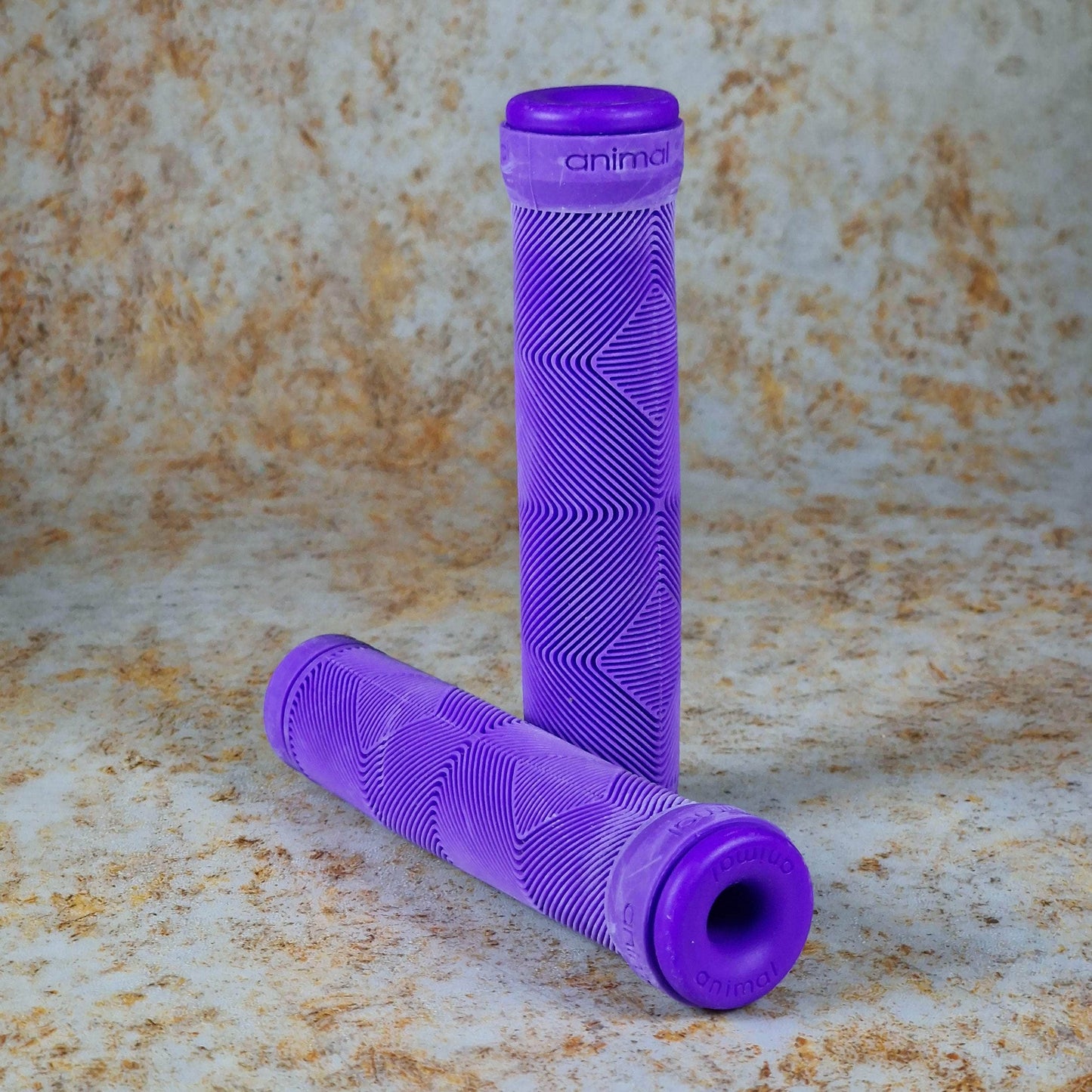Animal Bikes BMX Parts Purple Animal Bikes Flangeless Edwin Grips