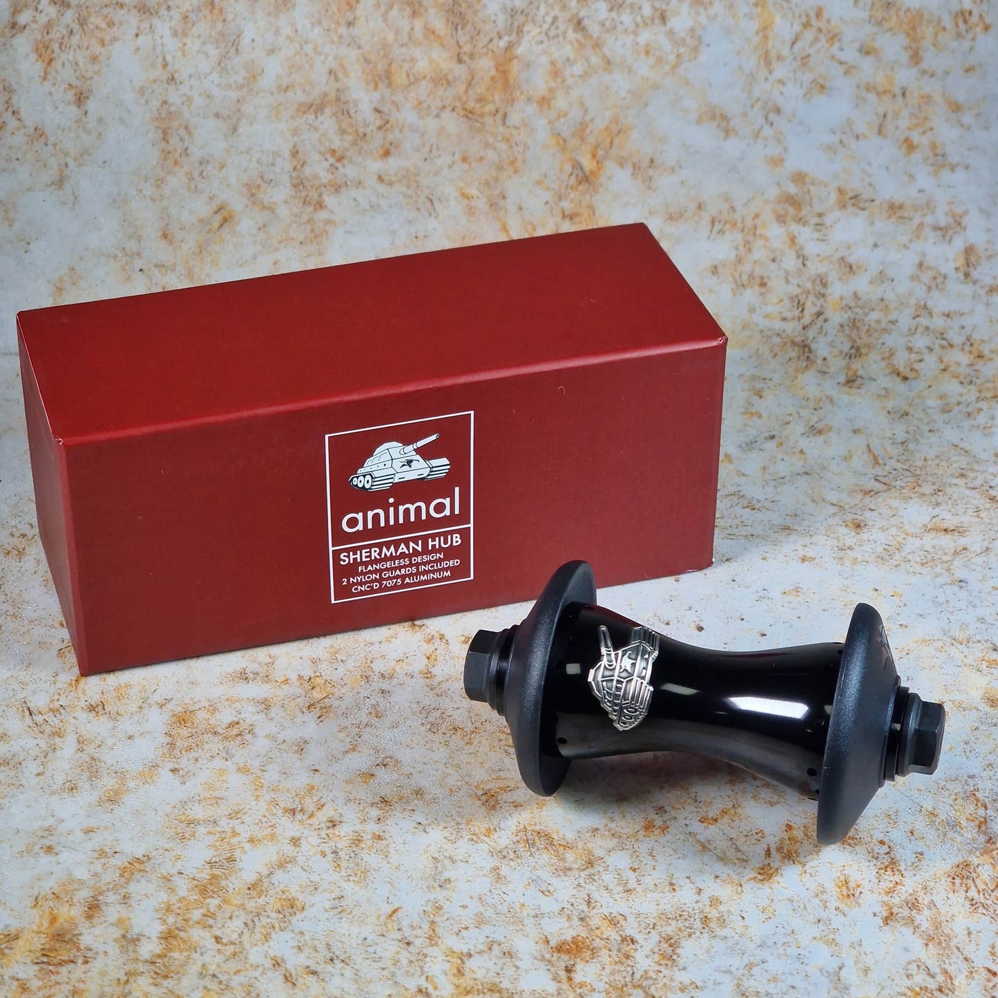 Animal Bikes BMX Parts Black Animal Bikes Sherman Front Hub