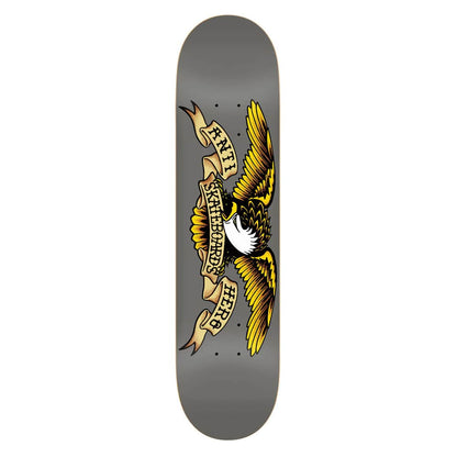 Anti Hero Skateboards 8.25 Anti Hero Classic Eagle Grey 8.25" Skateboard Deck