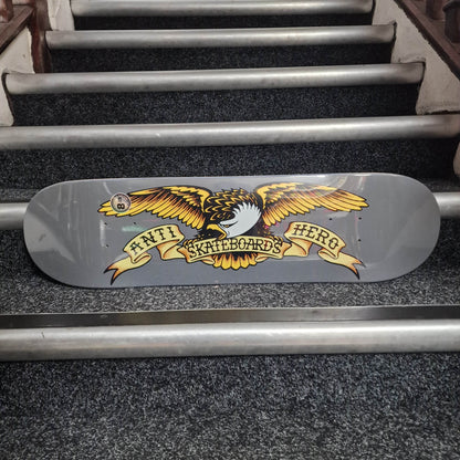 Anti Hero Skateboards 8.25 Anti Hero Classic Eagle Grey 8.25" Skateboard Deck
