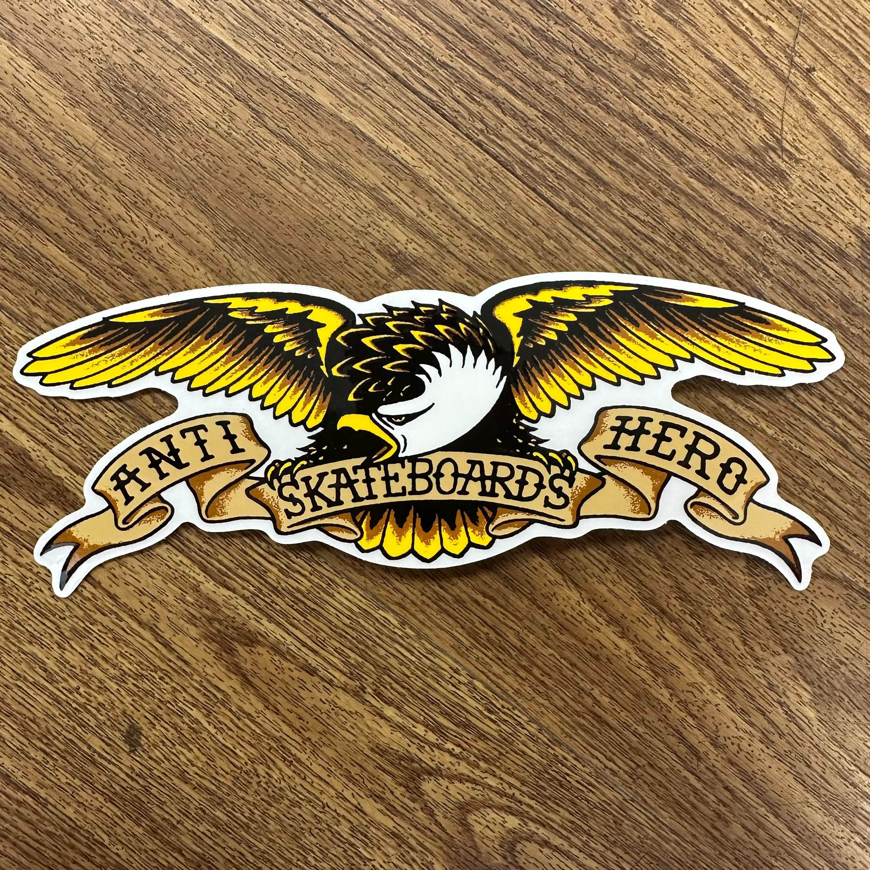 Hero Safe Sticker Anti Hero Sticker Eagle Medium | Alans BMX
