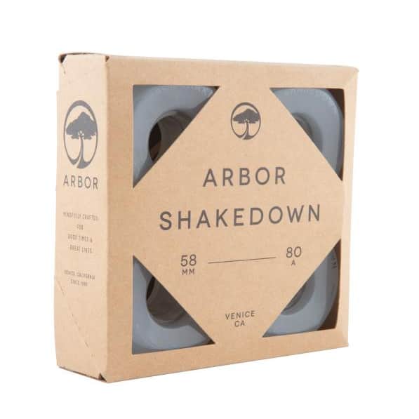 Arbor Skateboards Ghost White / 58mm Arbor Shakedown 80a Ghost White 58mm Skateboard Wheels