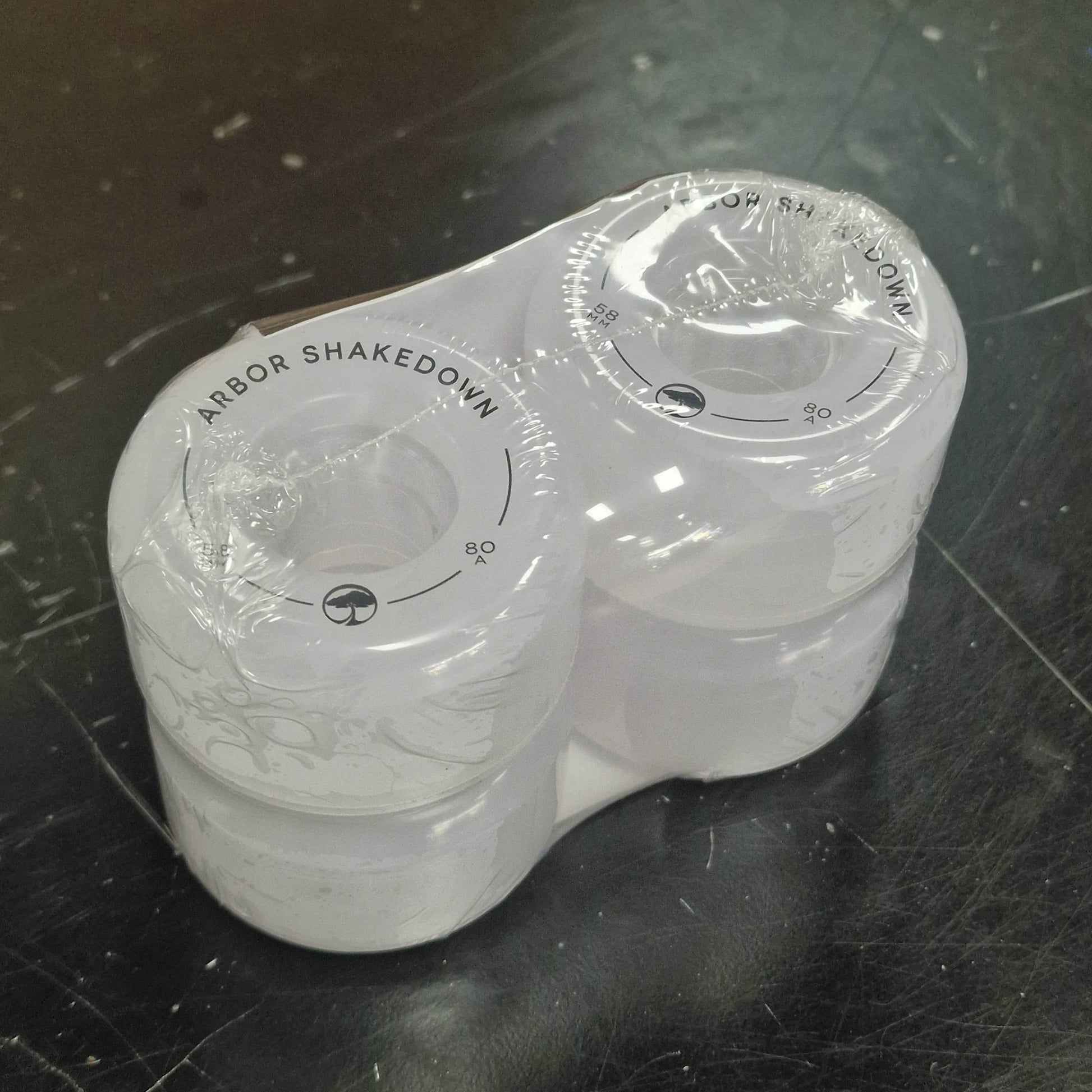 Arbor Skateboards Ghost White / 58mm Arbor Shakedown 80a Ghost White 58mm Skateboard Wheels