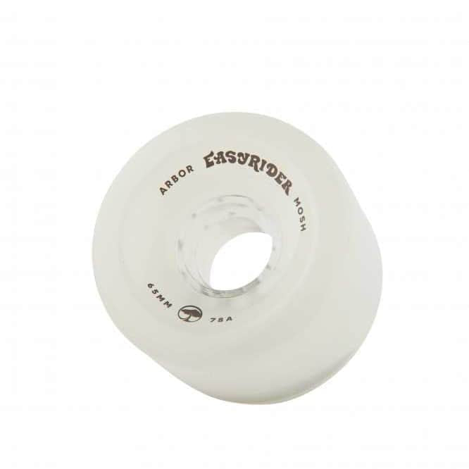 Arbor Skateboards White / 64mm Arbor Signature Spud Axel Serrat 82a White 64mm Skateboard Wheels