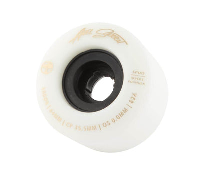 Arbor Skateboards White / 64mm Arbor Signature Spud Axel Serrat 82a White 64mm Skateboard Wheels