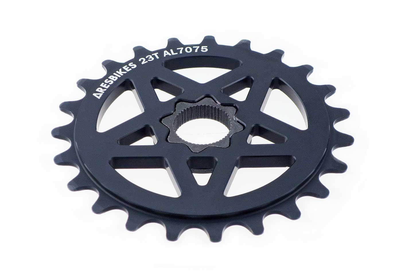 Ares BMX Parts Ares Spline Drive Solid Sprocket Black 23T