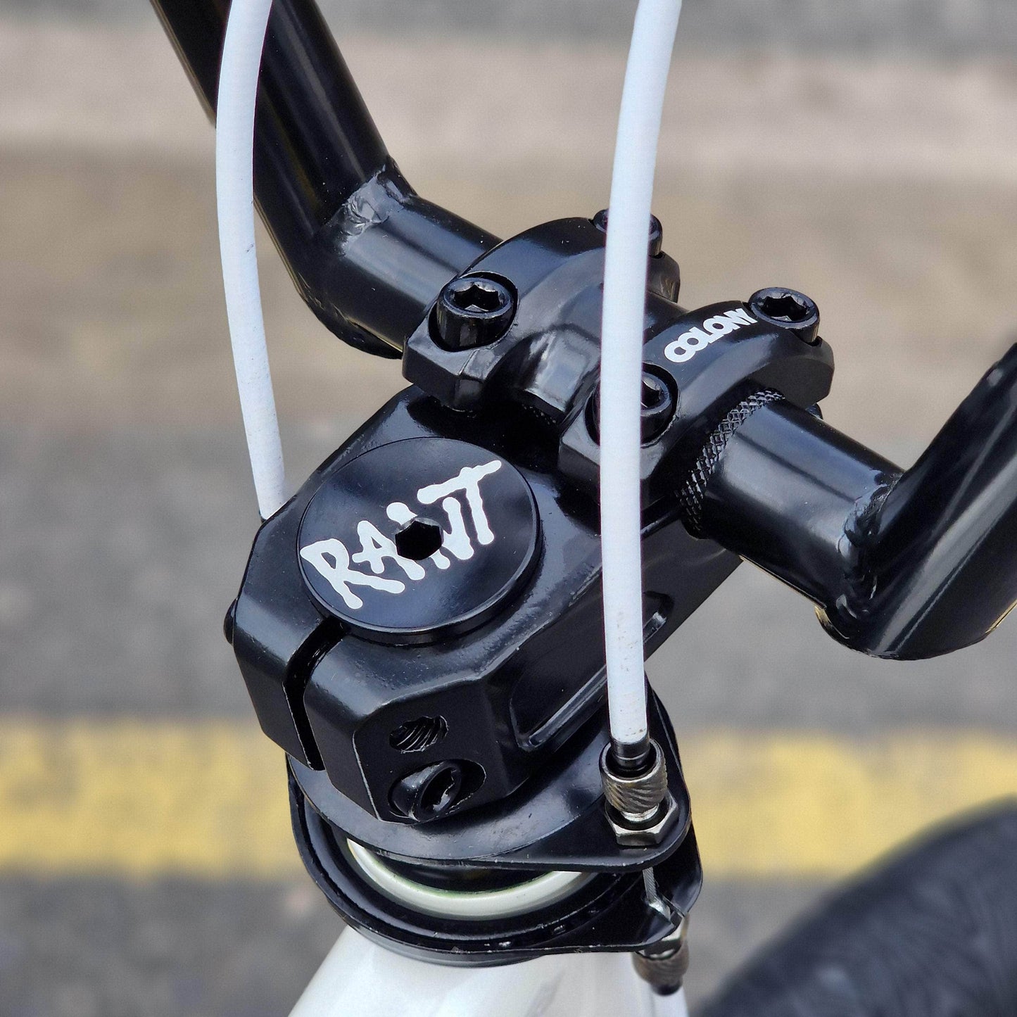 Autum Bikes BMX Flatland White Autum Bikes Razzia Custom Flatland Bike Pearl White