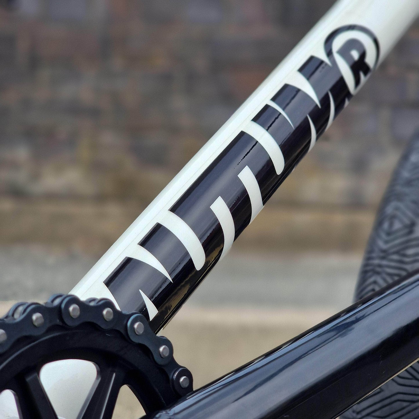 Autum Bikes BMX Flatland White Autum Bikes Razzia Custom Flatland Bike Pearl White