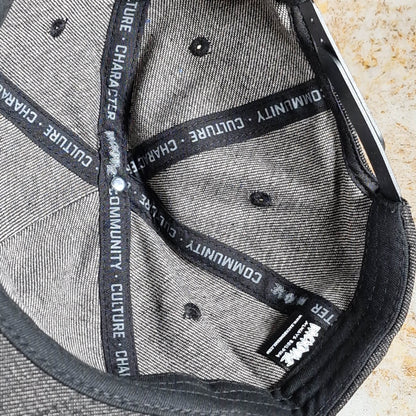 Backbone Clothing & Shoes One Size / Black Backbone Always Building Cap Black Denim