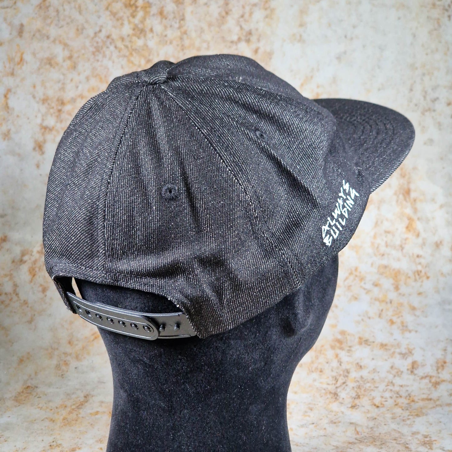 Backbone Clothing & Shoes One Size / Black Backbone Always Building Cap Black Denim