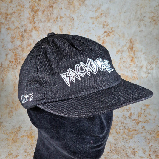 Backbone Clothing & Shoes One Size / Black Backbone Always Building Cap Black Denim