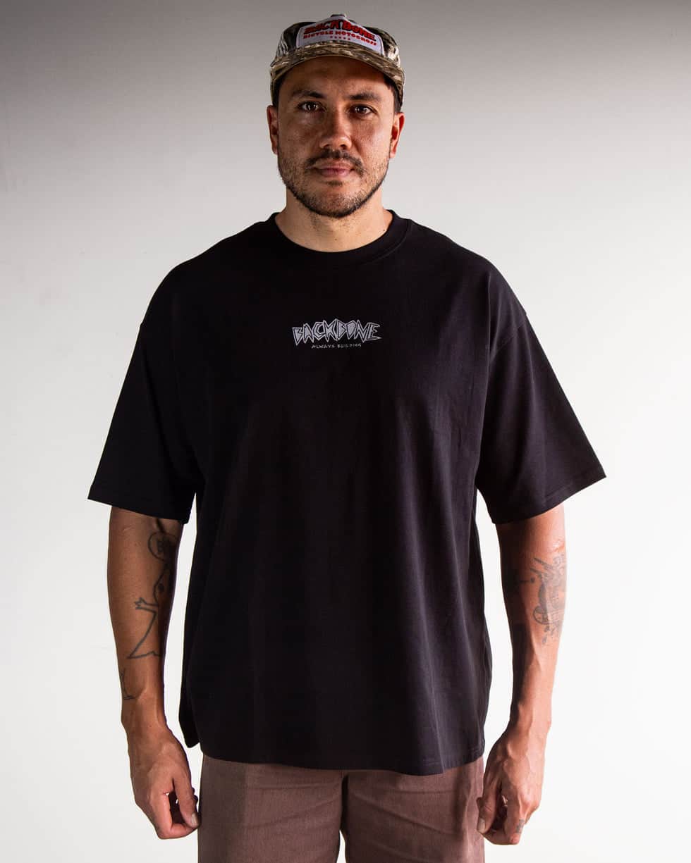 Backbone Clothing & Shoes Backbone Always Building T-shirt Black