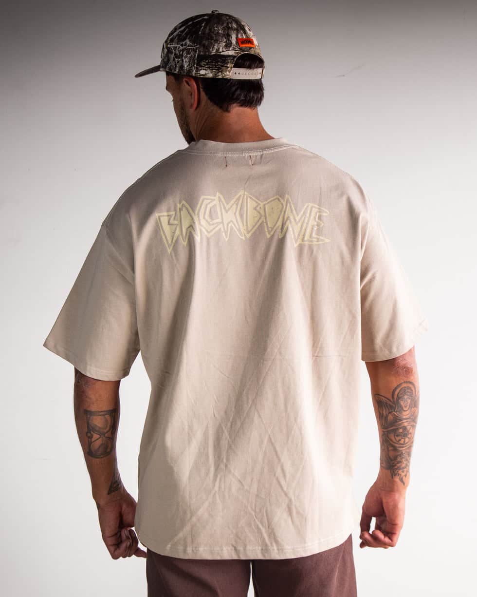 Backbone Clothing & Shoes Backbone Always Building T-shirt Sandy Clay