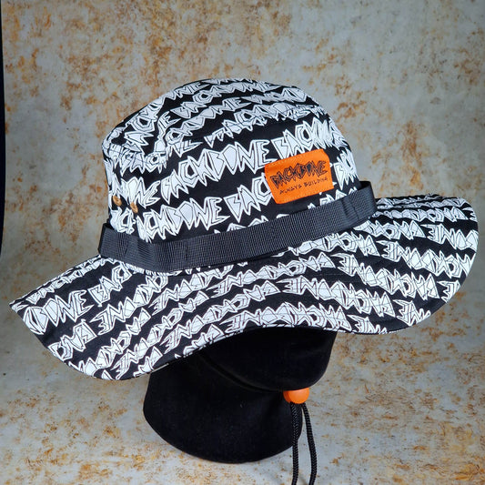 Backbone Clothing & Shoes One Size Backbone AO Boonie Hat Black / White