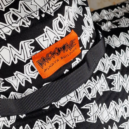 Backbone Clothing & Shoes One Size Backbone AO Boonie Hat Black / White