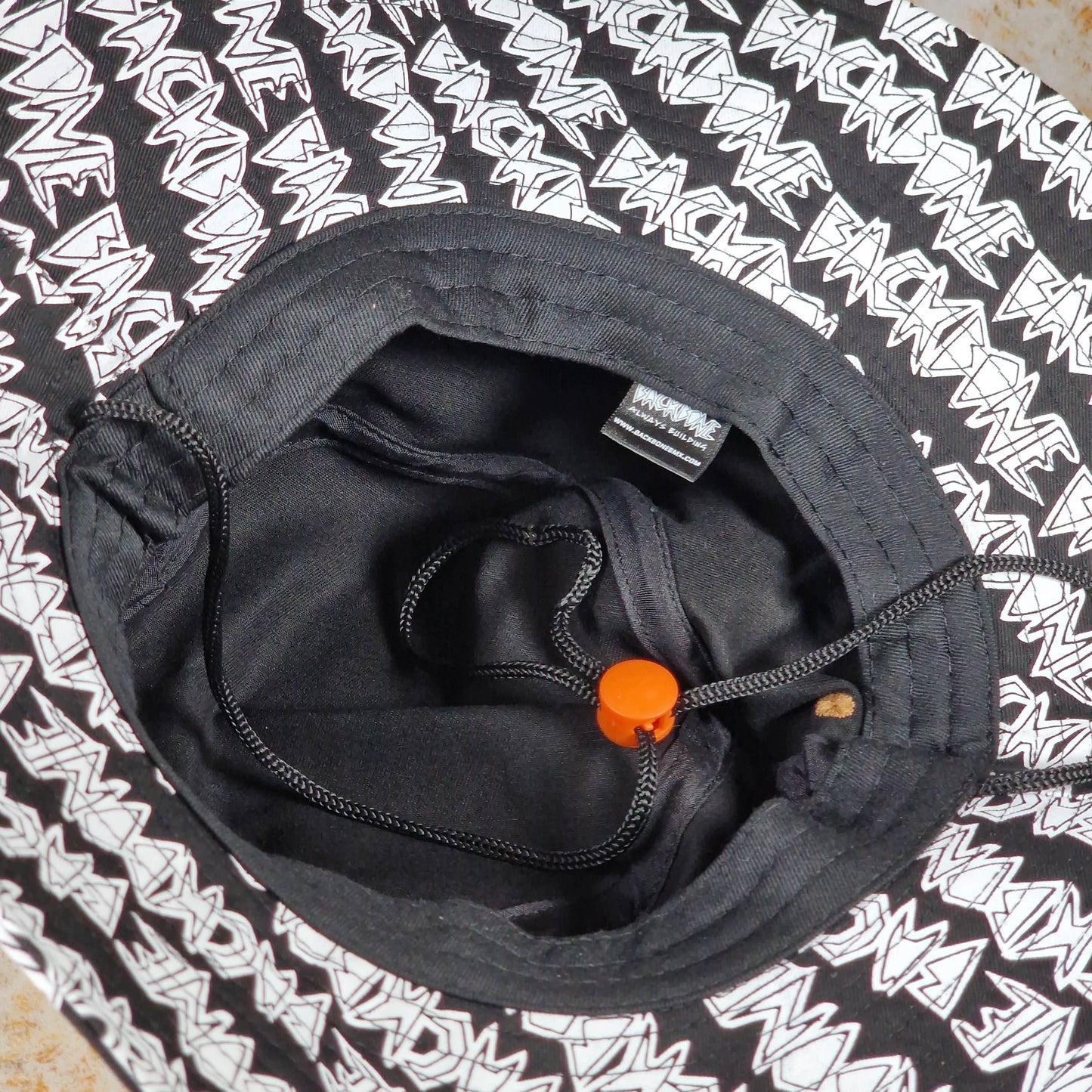 Backbone Clothing & Shoes One Size Backbone AO Boonie Hat Black / White