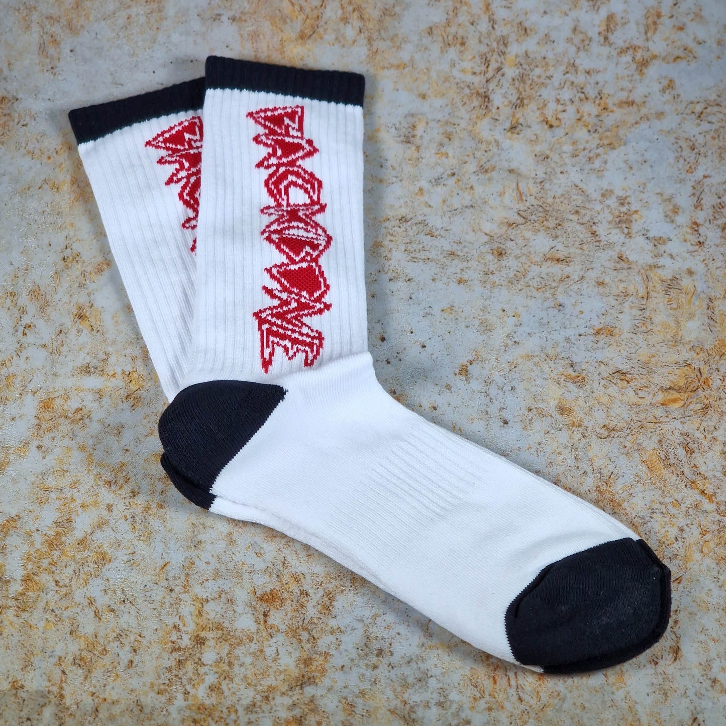Backbone Clothing & Shoes UK 6 - 12 / White Backbone Crew Socks