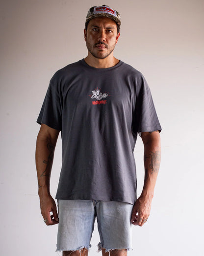 Backbone Clothing & Shoes Backbone Fold N Hold T-shirt Dark Grey