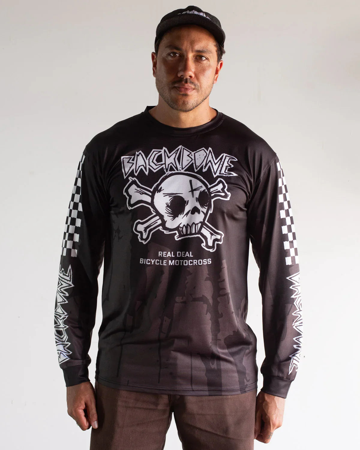 Backbone Backbone Gnar Drip Jersey Drip Tonal Black