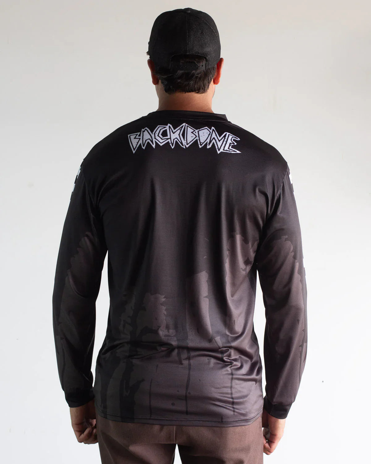 Backbone Backbone Gnar Drip Jersey Drip Tonal Black