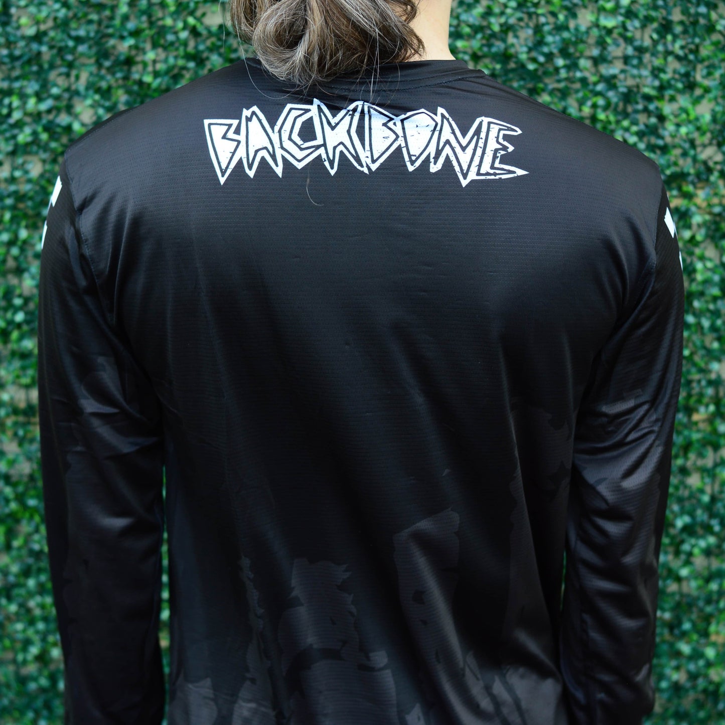 Backbone Clothing & Shoes Backbone Gnar Drip Jersey Drip Tonal Black