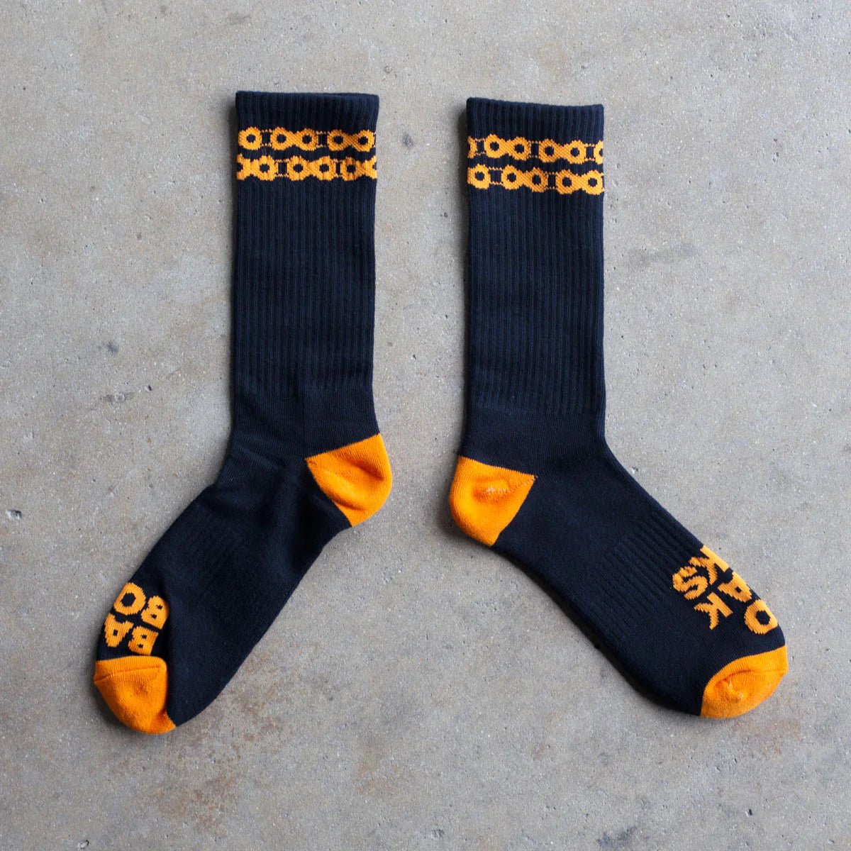 Backbone Clothing & Shoes UK 6 - 12 / Black Backbone No Weak Link Socks