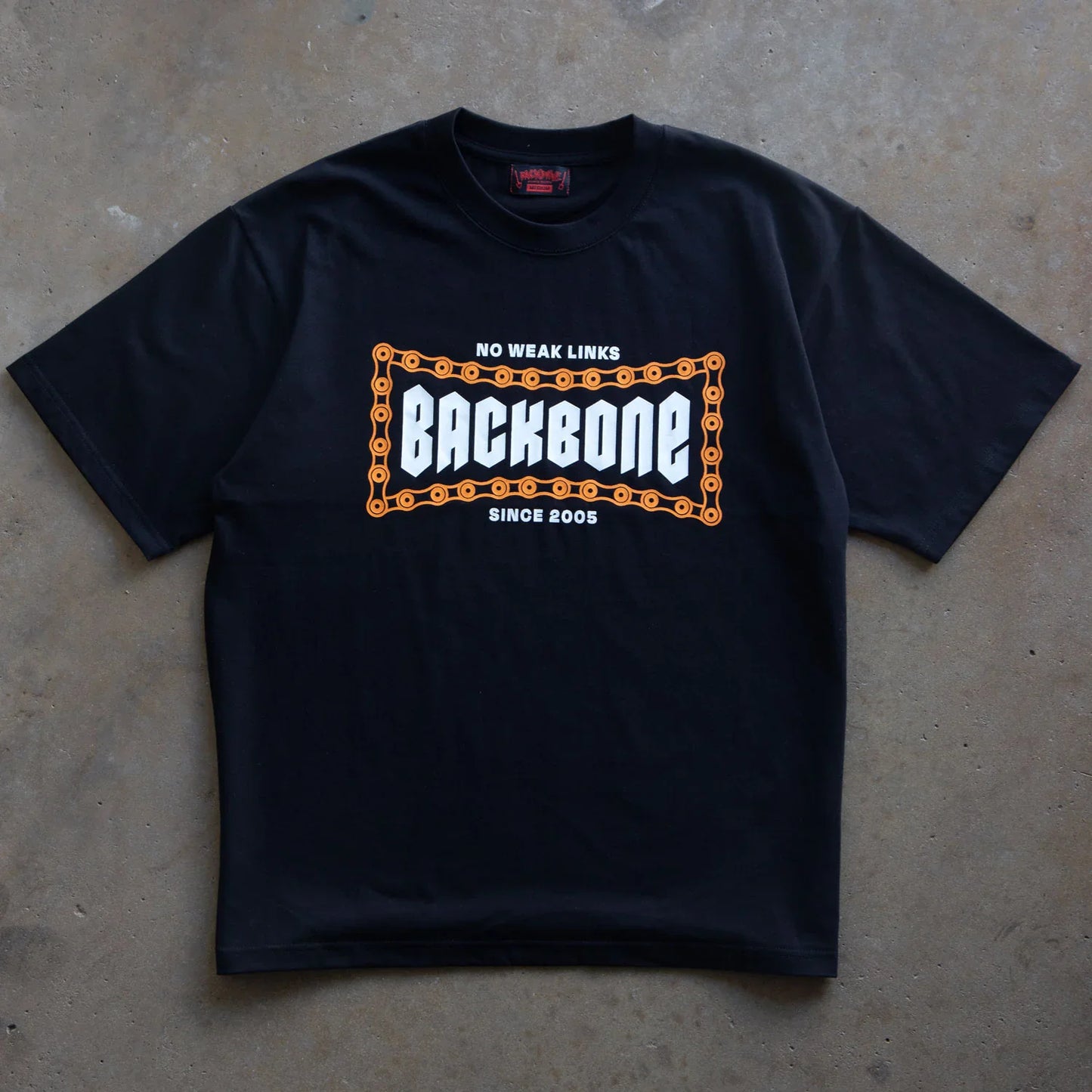 Backbone Clothing & Shoes Backbone No Weak Links T-shirt Black