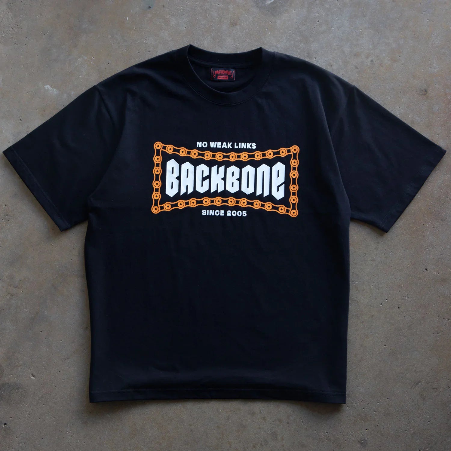 Backbone Clothing & Shoes Backbone No Weak Links T-shirt Black