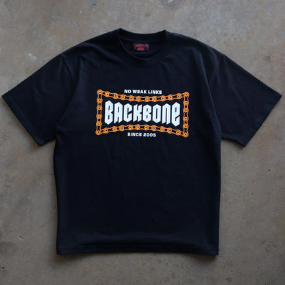 Backbone Clothing & Shoes Backbone No Weak Links T-shirt Black