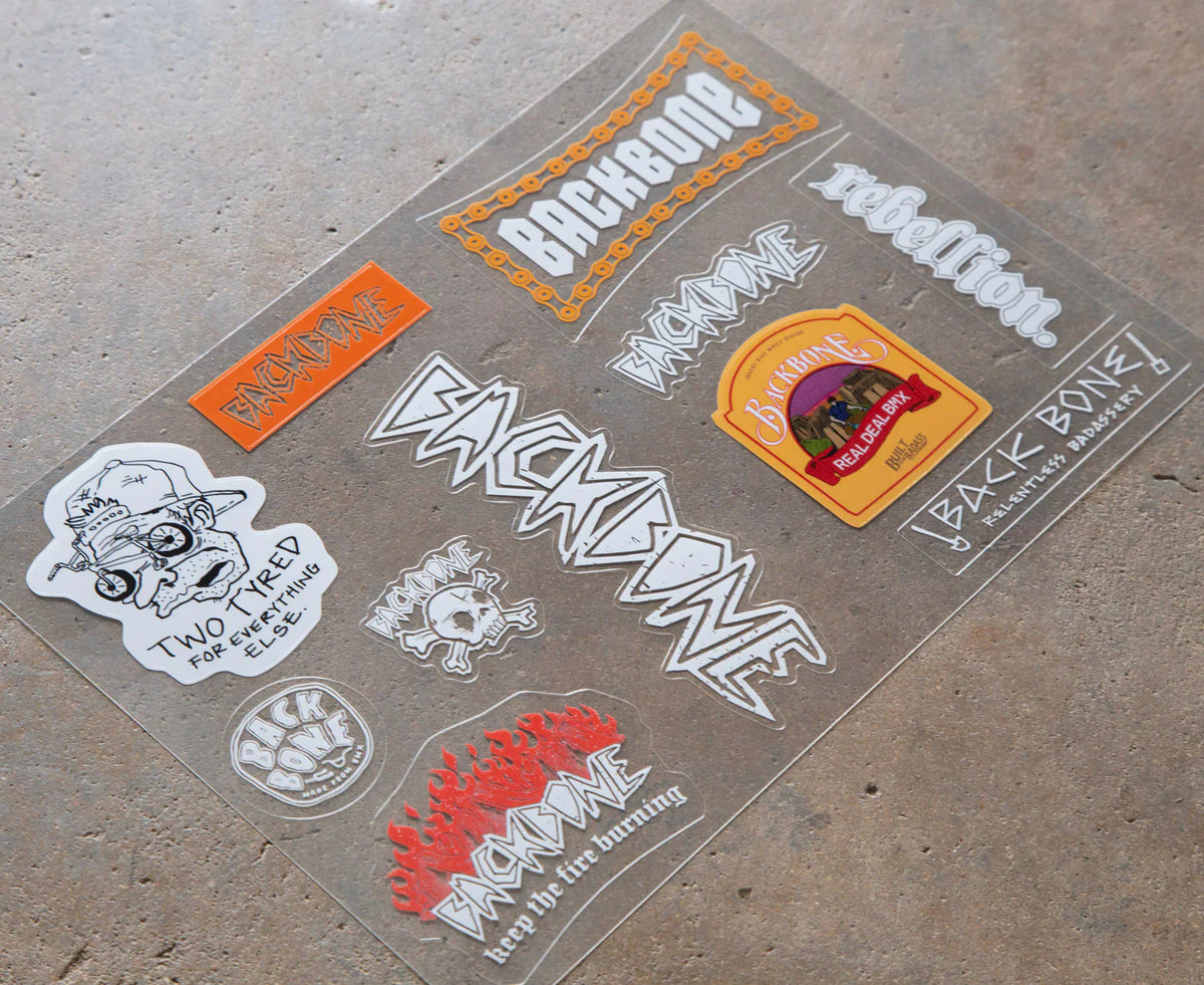 Backbone Clothing & Shoes Backbone Sticker Sheet