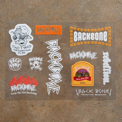 Backbone Clothing & Shoes Backbone Sticker Sheet