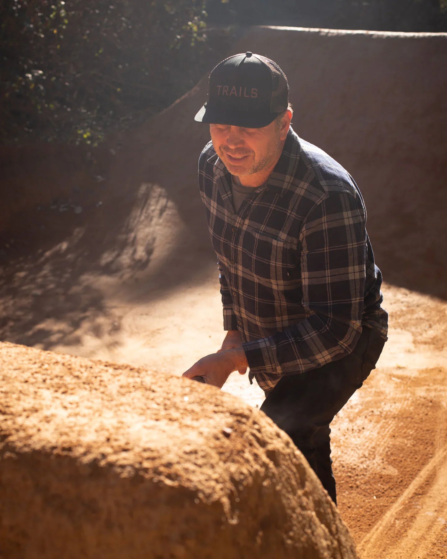 Backbone Clothing & Shoes One Size / Black Backbone Trails Trucker Cap Black