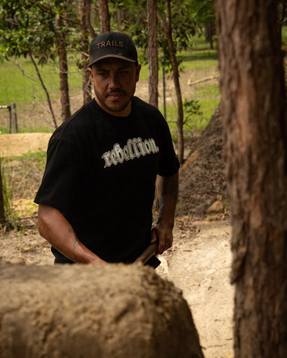 Backbone Clothing & Shoes One Size / Black Backbone Trails Trucker Cap Black