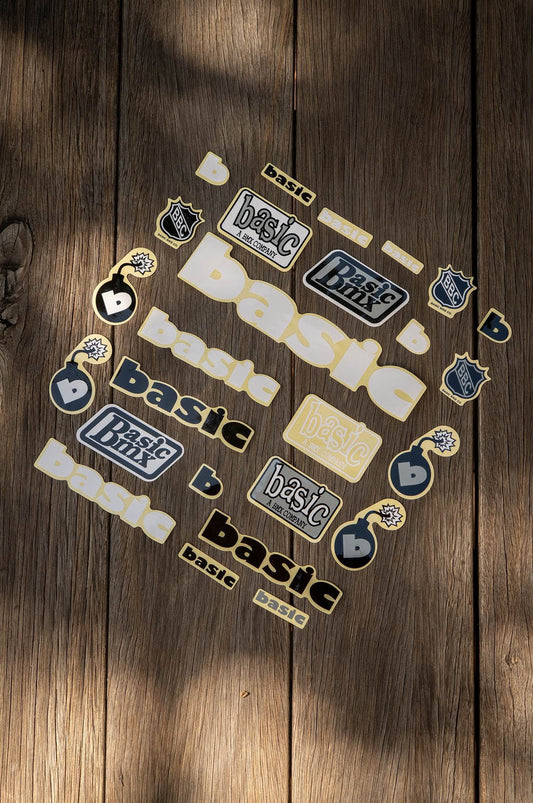 Basic Bike Co BMX Parts Basic Bike Co Sticker Pack