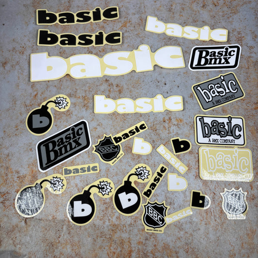 Basic Bike Co BMX Parts Basic Bike Co Sticker Pack