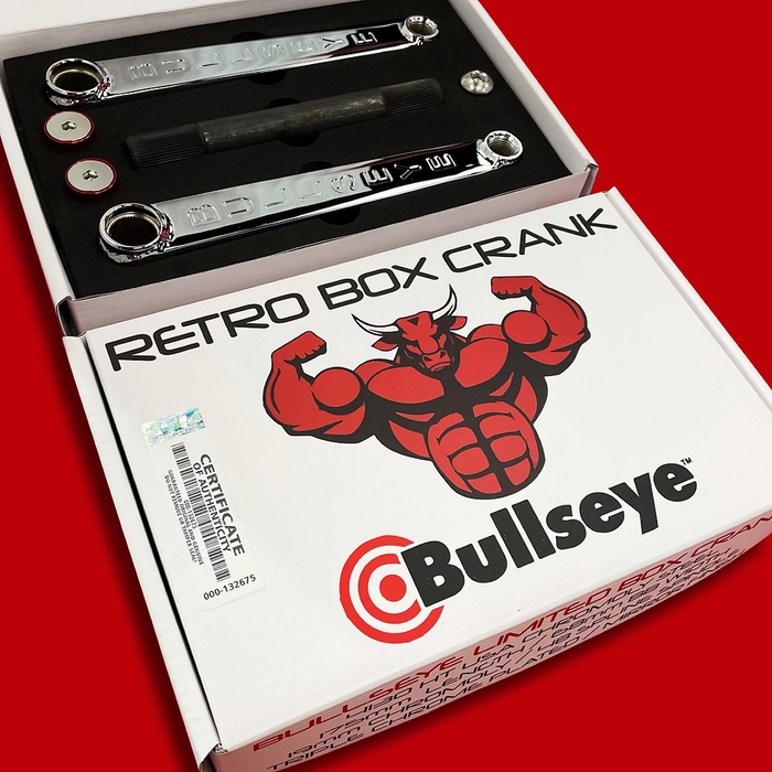 Bullseye Retro Box Cranks Show Chrome