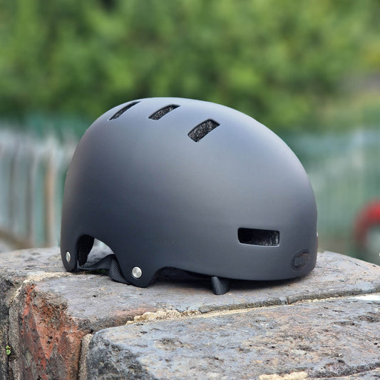 Bell Protection Bell Division Solid Skate / BMX Helmet Matte Black