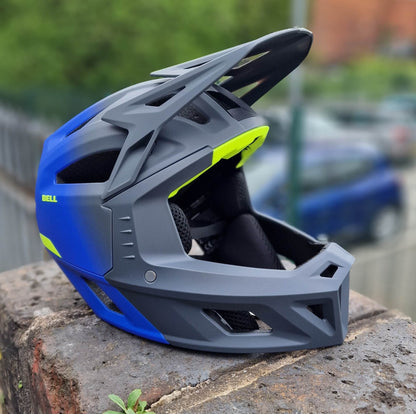 Bell Protection Bell Full-Air Mips Full Face Grid Helmet Electric Blue