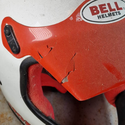 Alans BMX Bell Moto 4 Helmet White