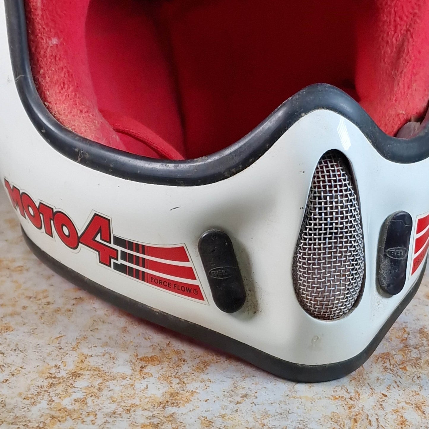Alans BMX Bell Moto 4 Helmet White