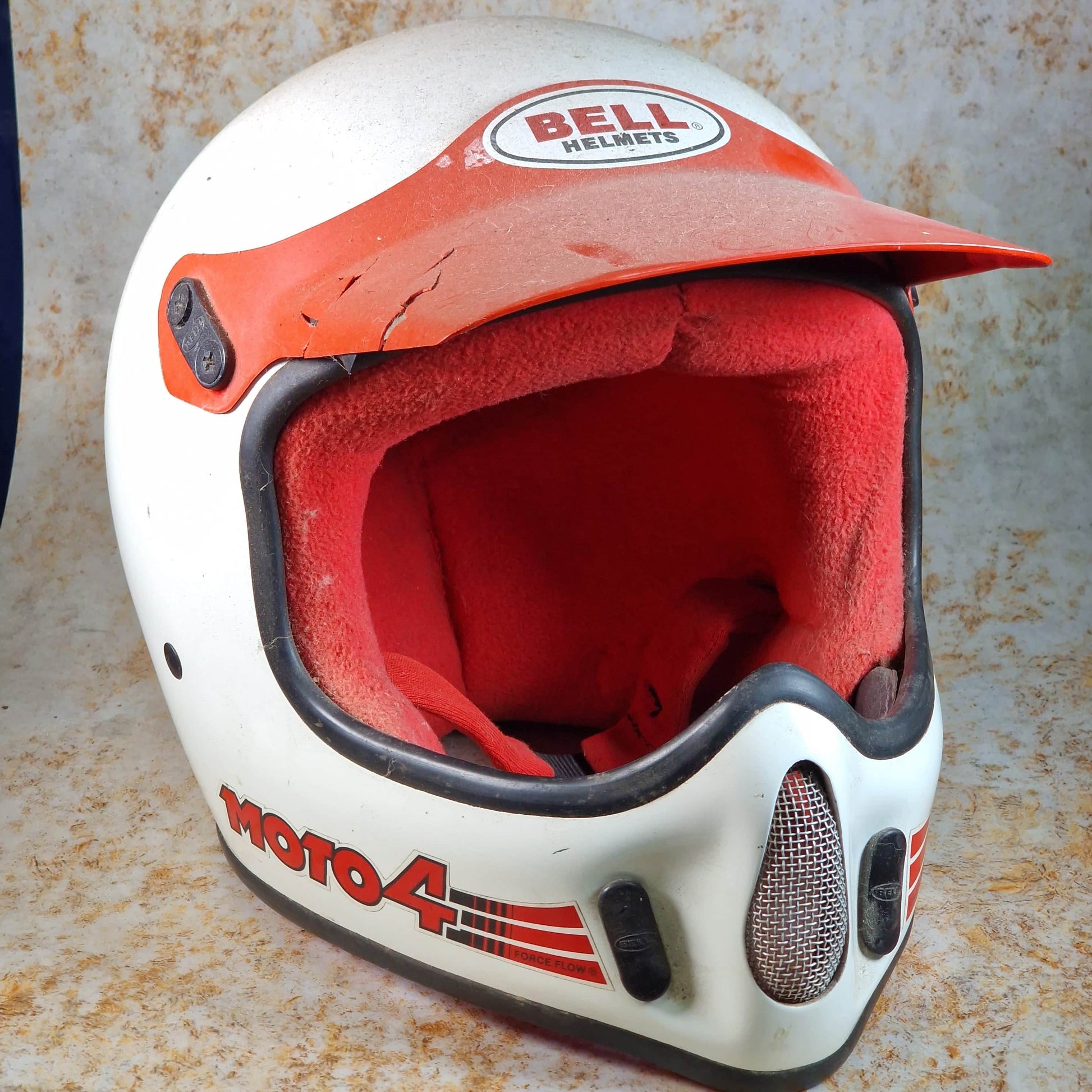 Alans BMX Bell Moto 4 Helmet White