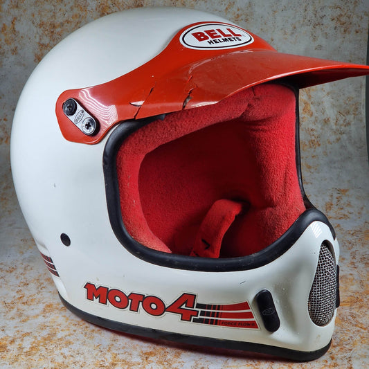 Bell Bell Moto 4 Helmet White / Red