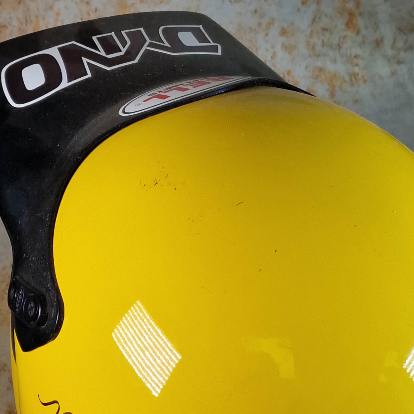 Alans BMX Bell Moto 4 Helmet Yellow