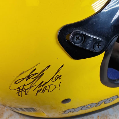 Alans BMX Bell Moto 4 Helmet Yellow