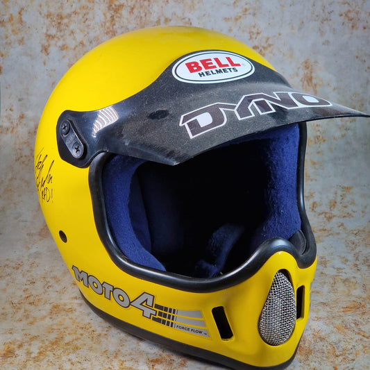 Alans BMX Bell Moto 4 Helmet Yellow